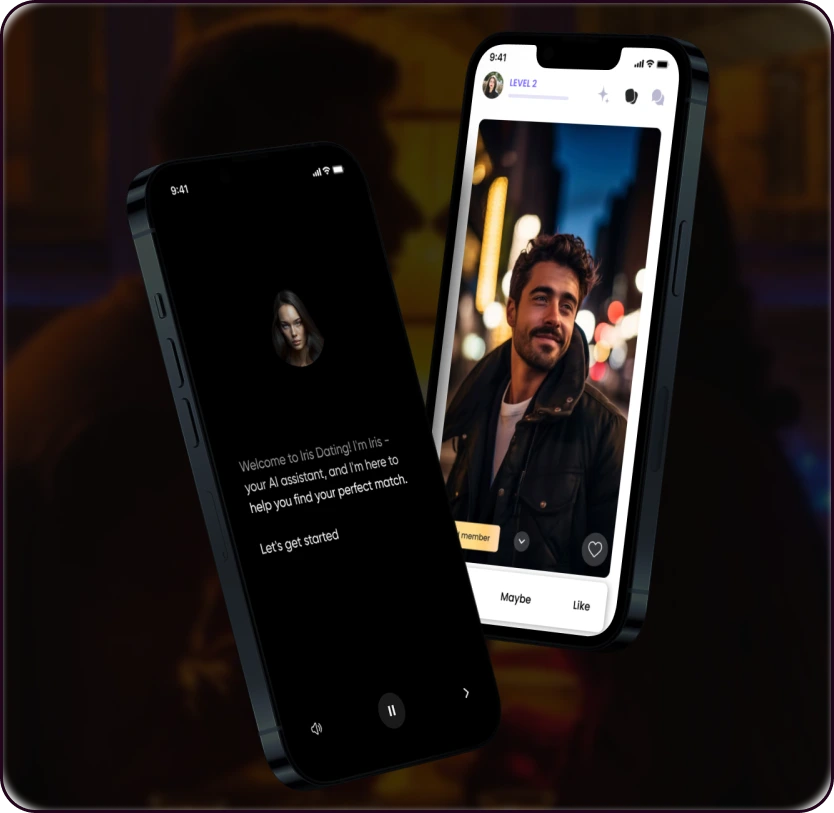 Background for Iris Dating
